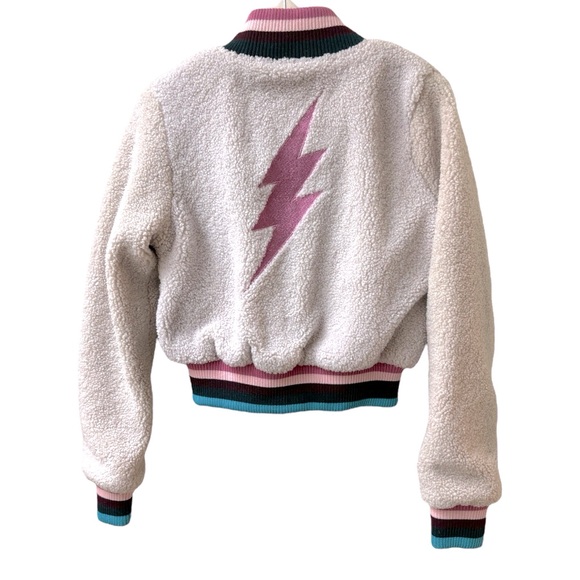 Spiritual Gangster Girls Trust The Universe Furry Bomber Jacket